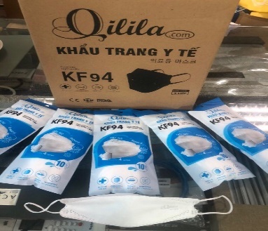 Khẩu trang KF94 4 lớp kháng khuẩn cao cấp Qilila