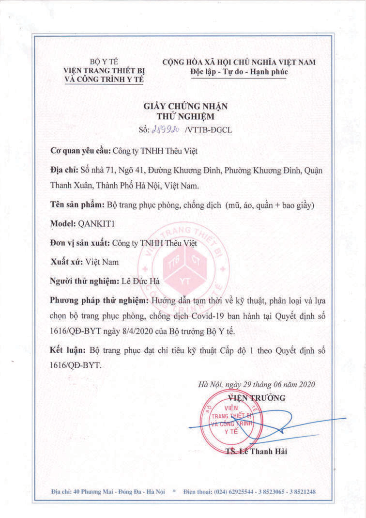 Chứng chỉ Qilila