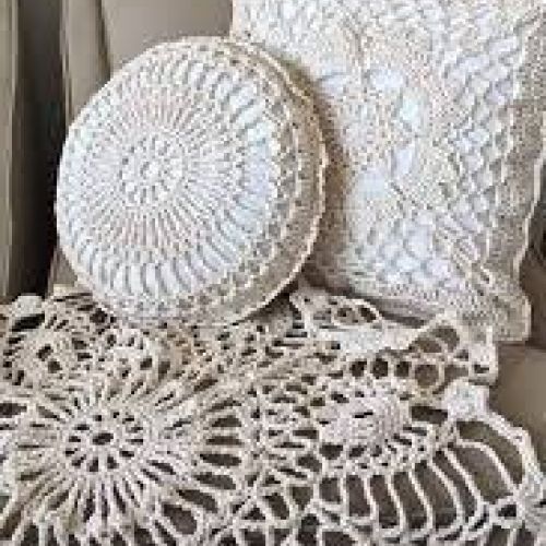 Crochet Cushion Cover 